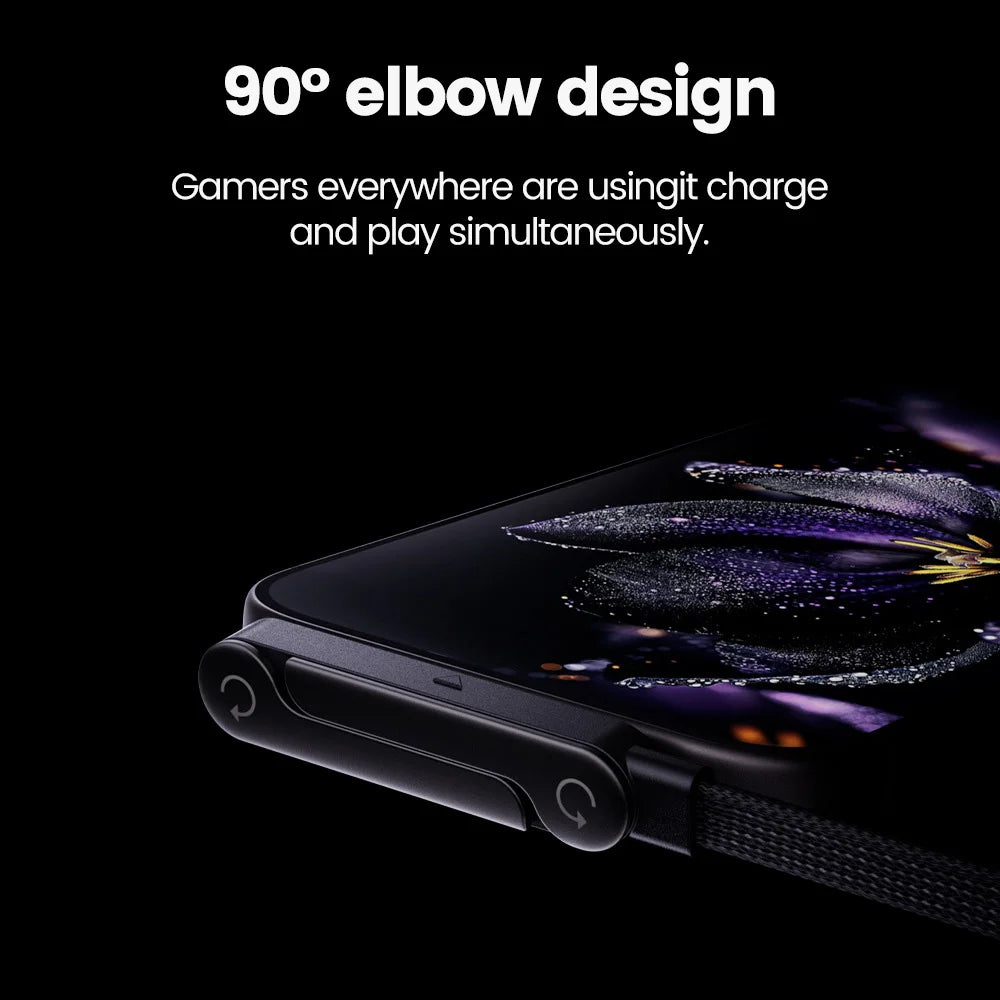 65W 2 in 1 USB A To USB C Fast Charging Foldable Phone Holder Data Cable USB Type C Builtin Desk Bracket Wire For Huawei Samsung