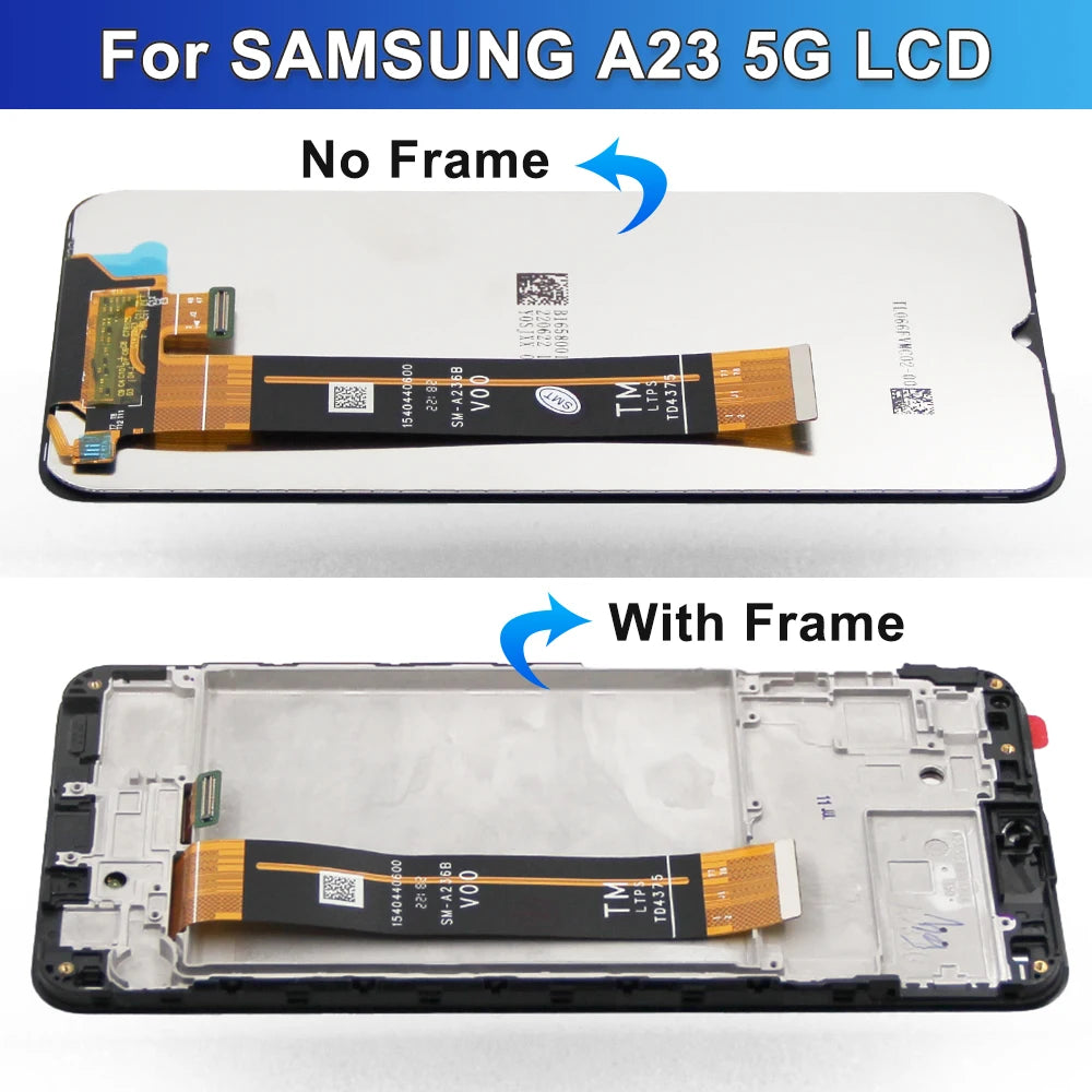6.6" For Samsung A23 5G A236 LCD Display Touch Screen Digitizer Assembly For Samsung A236B A236U A236U1 LCD