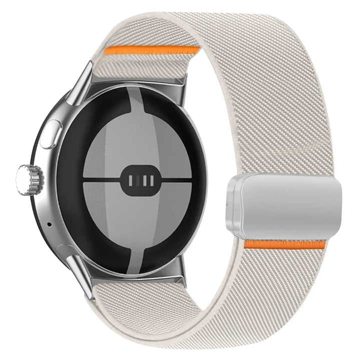 Nylon Braided Strap for Google Pixel Watch 3 45mm Band for Google Pixel Watch 1 2 3 41mm Magnetic Wristband Bracelet Accessories
