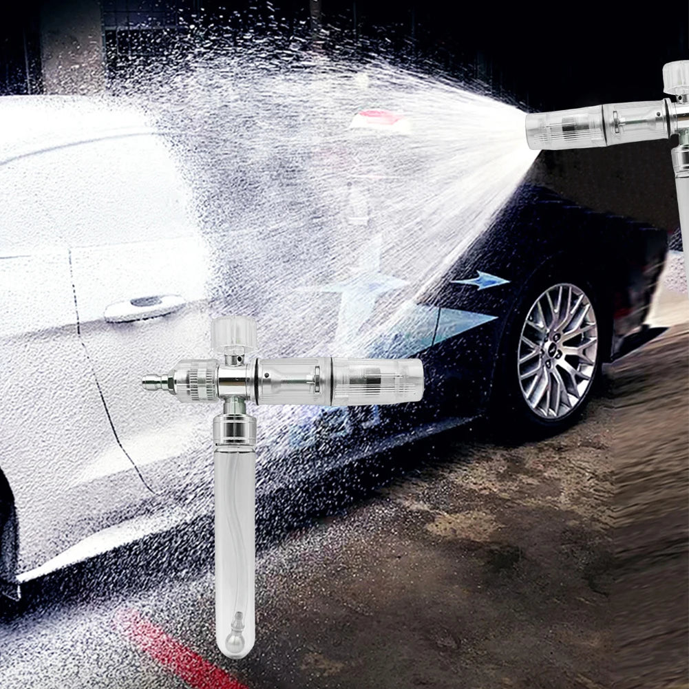 35ml Water Foam Pot with 1/4 Inch Quick Connector Pressure Washer Gun Adjustable Car Wash Foam Sprayer for Car Wash