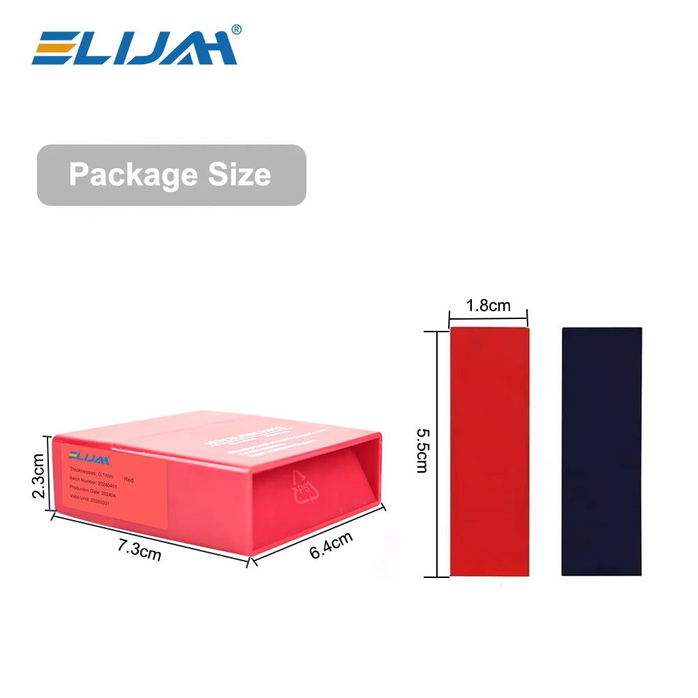 ELIJAH Dental Articulating Paper Dentista Blue Red Double-sided Bite Strips Oral Dentist Teeth Whitening Dental Materials Tools