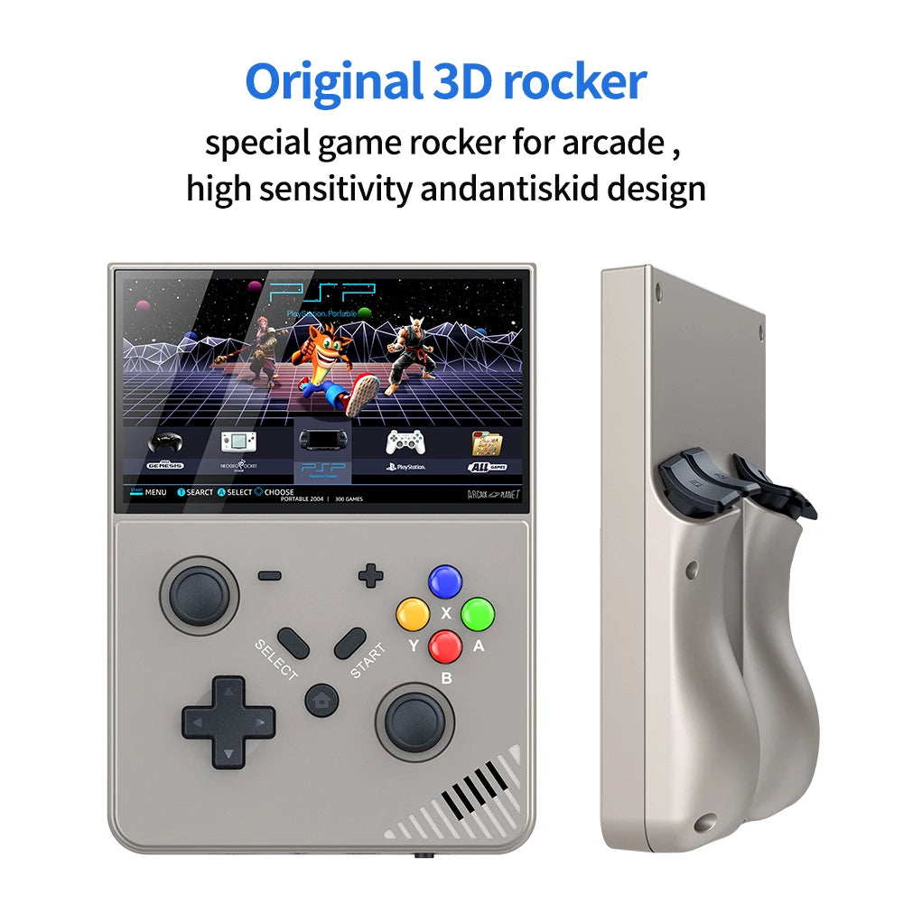 R43Pro 4.3 Inches HD Screen LINUX Cortex-A17 Retro Handheld Video Game Console Open Source Linux System For Travel Kids Gift