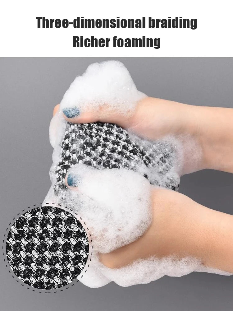 Rubbing Towel Taking a Shower Pulling Back Long Strip Tool Painless Rubbing Mud Double Sided Shower Strip