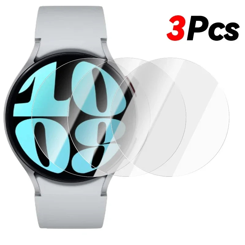 For Samsung Galaxy Watch 7 6 5 4 40/44MM Tempered Glass Screen Protector For Samsung Watch 7 44mm 40mm Protective Film Cover