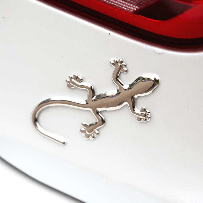 1/2PCS Gecko Lizard Car Sticker Motorcycle 3D Sticker Decal Waterproof Reflective Stickers Car Styling Car accessories stickers