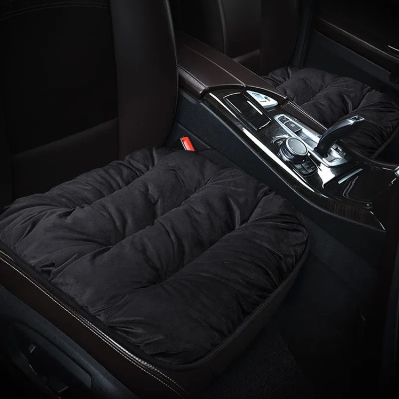 Car Seat Cover,Warm Short Plush Seat Cushion Pad,Soft Fuzzy Seat Protector,Auto Interior Accessories for Vehicles,SUV,Truck