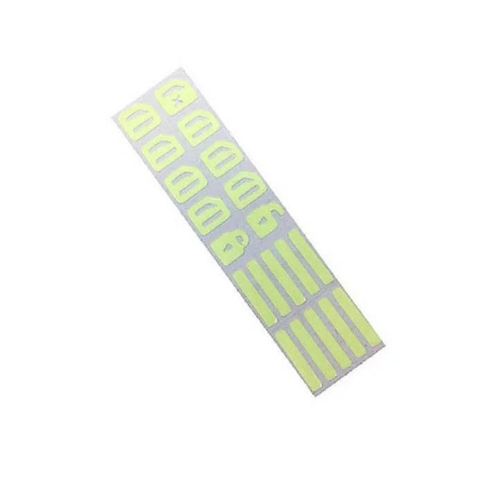 Car Interior Stickers Auto Accessories Car Window Button Luminous Sticker Lifter Switch Night Fluorescent Decals