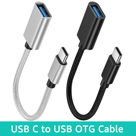 OTG Type C Cable Adapter USB to Type C Adapter Connector for Xiaomi Samsung Universal OTG Data Cable Converter for MacBook Pro