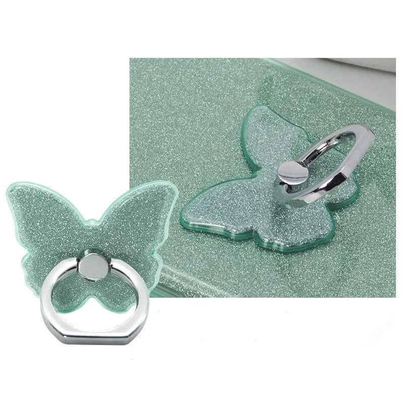 Universal Beautiful Butterfly Mobile Phone Handle Holder Suitable Mobile Phone Ring Holder Mobile Phone Holder Socket