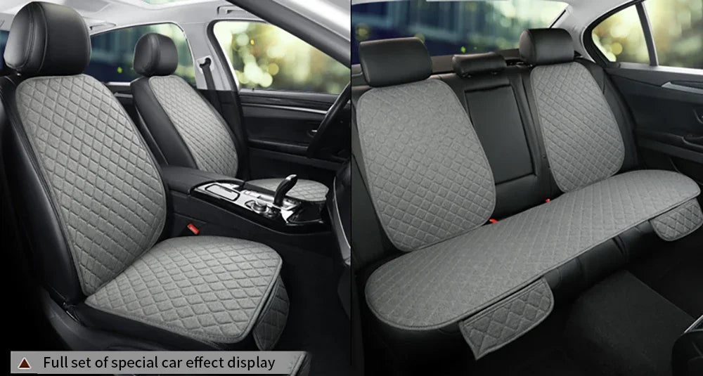 Universal Car Seat Cover Protector Car Accessori Backrest Front Rear Seat Back Waist Washable Cushion Pad Mat Auto Four Seasons