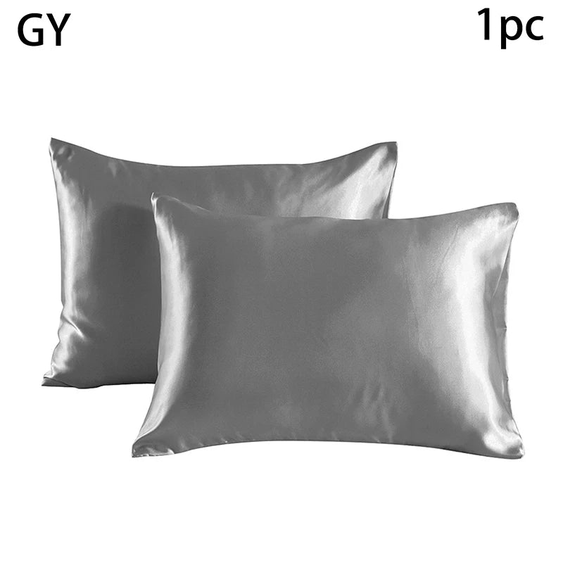Simulated Silk Pillowcases Silky Satin Hair Beauty Pillow Cases Comfortable Pillow Case Home Bedding Pillow Cases Cover