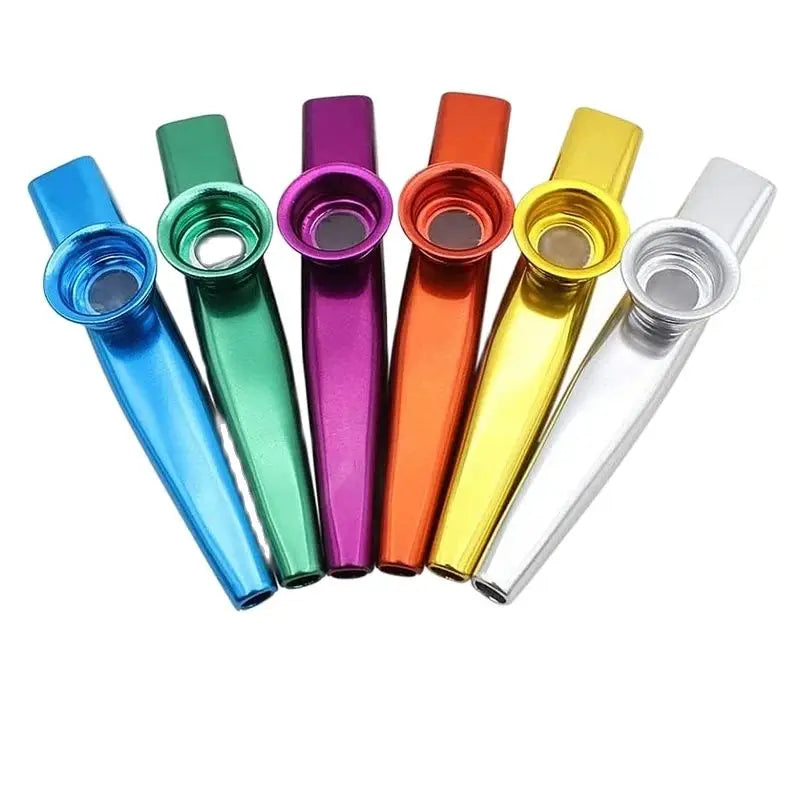 Metal Kazoo Musical Instruments Flutes Diaphragm Mouth Kazoos Musical Instruments Good Companion for Guitar