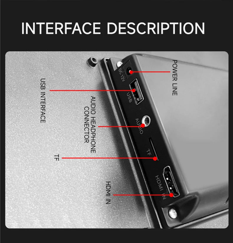 13" Headrest Monitor Android 12 Car Display IPS  2K HD For Car Rear Seat Tablet Touch Screen Video Music TV Player HDMI Input