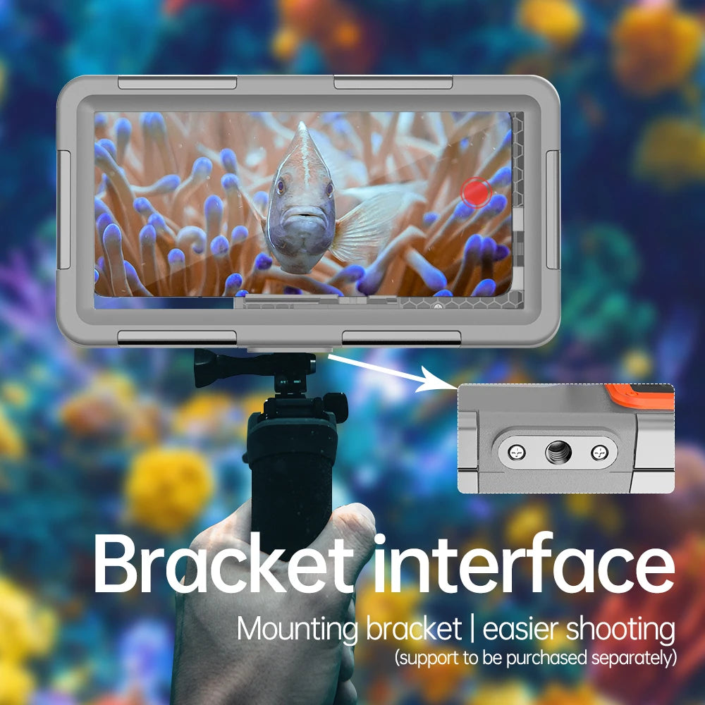 Professional Diving Phone Case For iPhone 15 14 13 12 Pro Max Underwater Taking Waterproof Cases Cover For SamsungS22 S23 Huawei