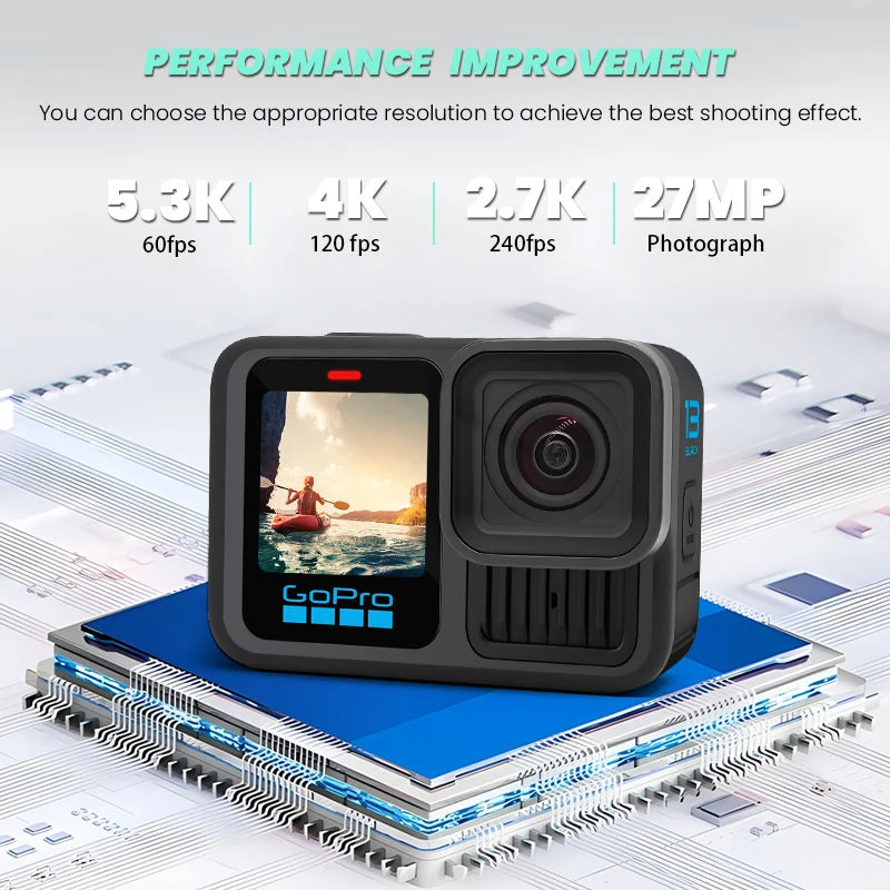 GoPro HERO13 Black Action Camera Go Pro 13 Anti Shake Cycling 5.3K Sports Camera