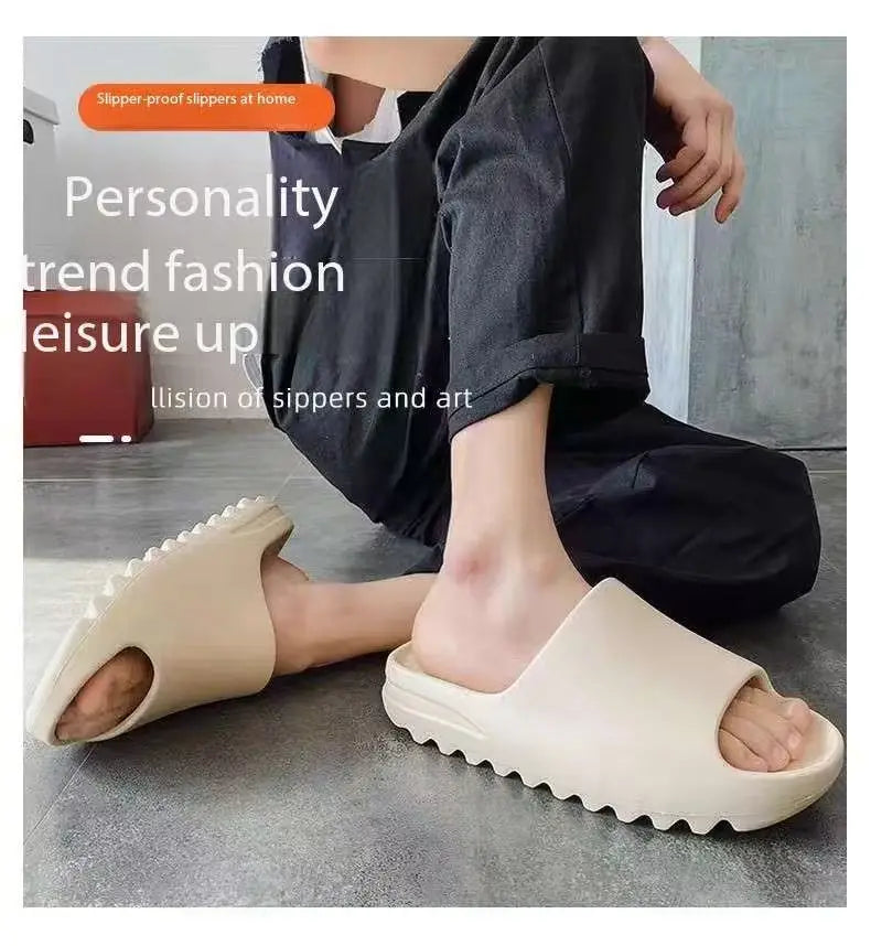 Coconut Slippers Feel like Stepping on Shit Thick-soled Sandals Summer New Non-slip Wearing Sandals