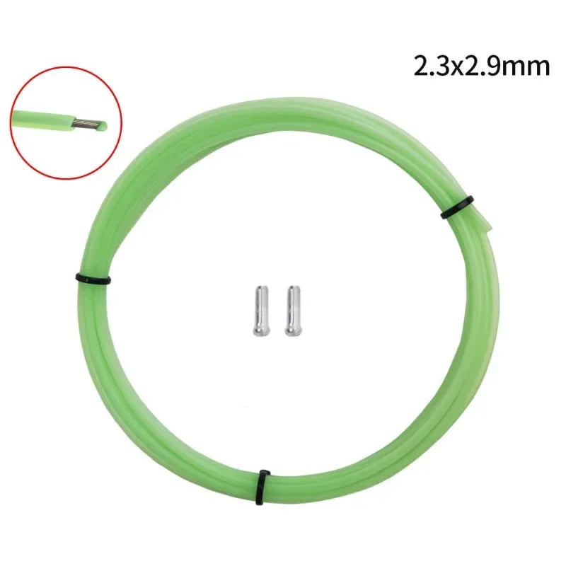 1PC Bicycle Cables Housing Bicycle White Inner Tracking White Inner Lining PVC Fishbone Tube Core Protective Casing Bicycle Part