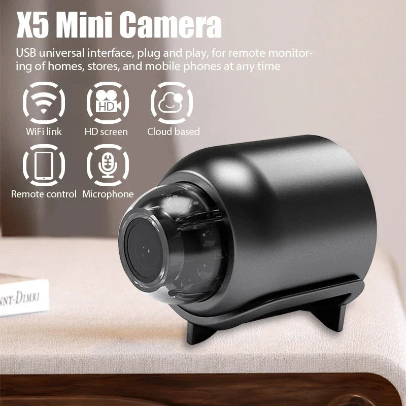 Indoor Safety Security Surveillance Night Vision Camera IP Camera Recorder HD 1080P Mini Camera Wireless WiFi Baby Monitor