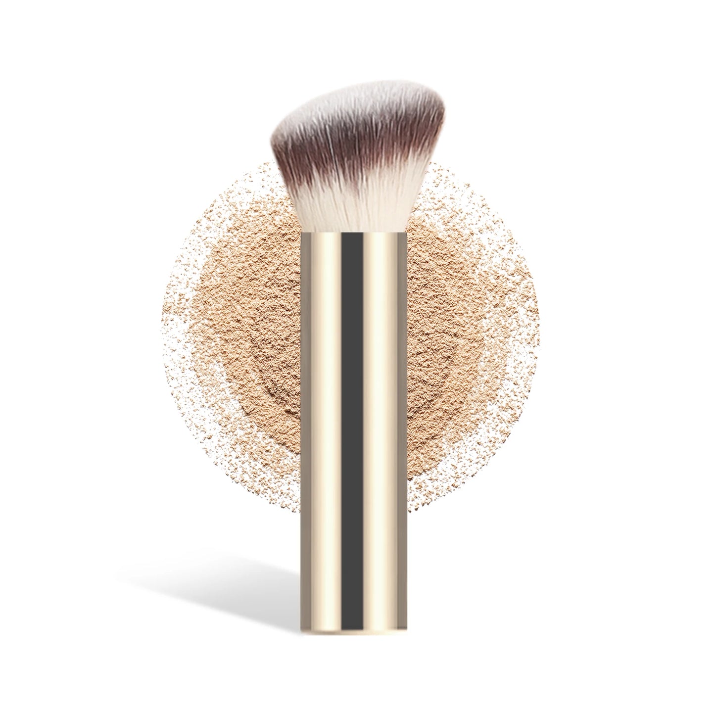 Aluminum base Contour brush soft and fluffy powder brush Makeup Brush Seamless Finish Brush Fiber Hair Design Single Face Brush