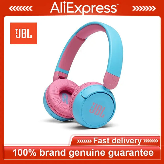 JBL JR310 Children's Headsets Low Decibel Wire Control with Microphone Student Learning Online Class Headsets 100% Original