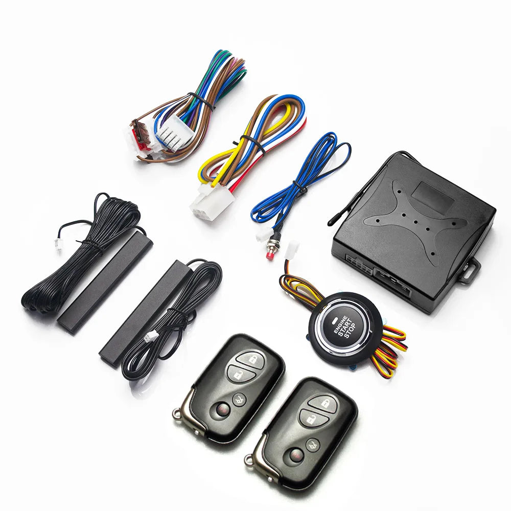 Car Alarm keyless entry start Systems Remote Central Door Lock Keyless System Auto Car SUV Anti-theft Tunning parts PKE