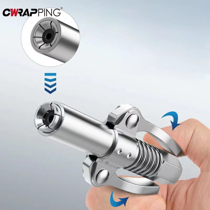 Car Grease Gun Coupler Hose 30/40/50cm Long Extension Oil Pump Quick Release Grease Tool Press Car Syringe for Repair Accessorie