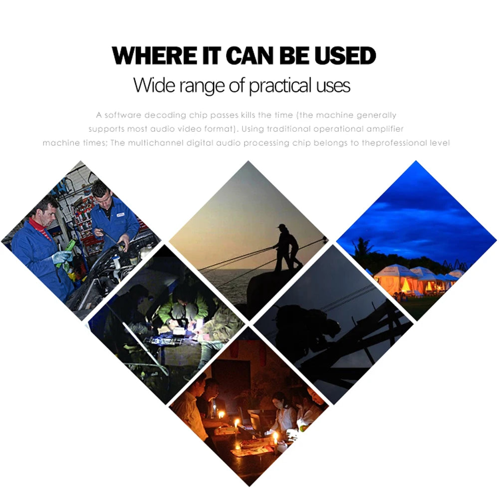 Clearance_360 Swivel U Ring Clip XPG LED Portable Mini Flashlight 12 Hours Work Outdoor Backpack Hat Pocket Hiking Torch C123A B