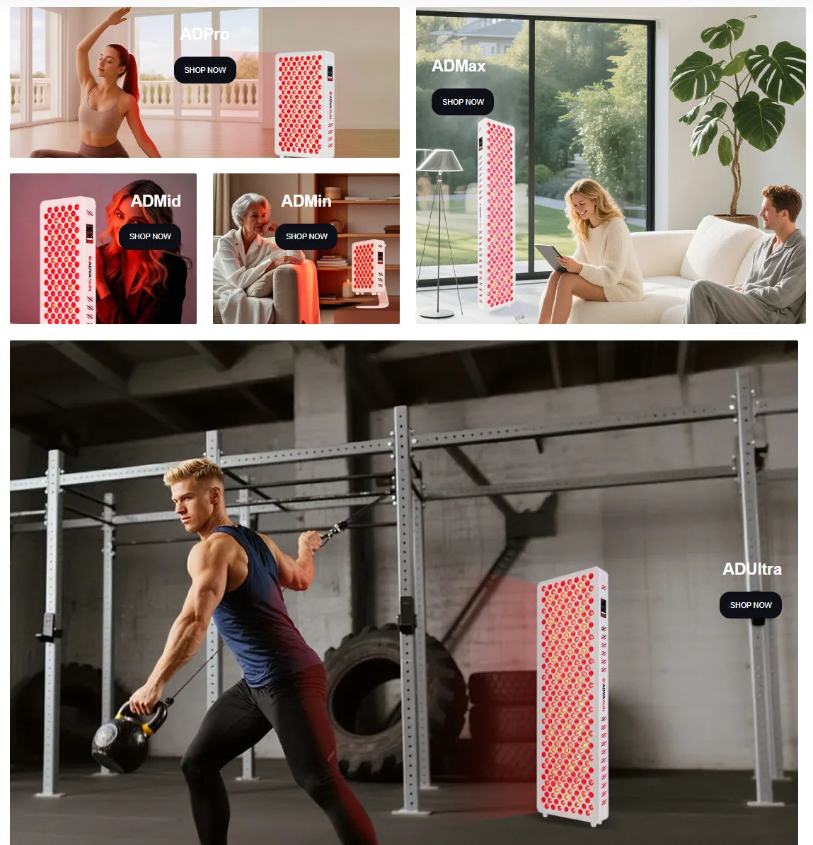 ADVASUN ADUltra New APP Control Red Light Therapy panel Full Body Red Light Sauna led infrared Light Therapy Panel For gym