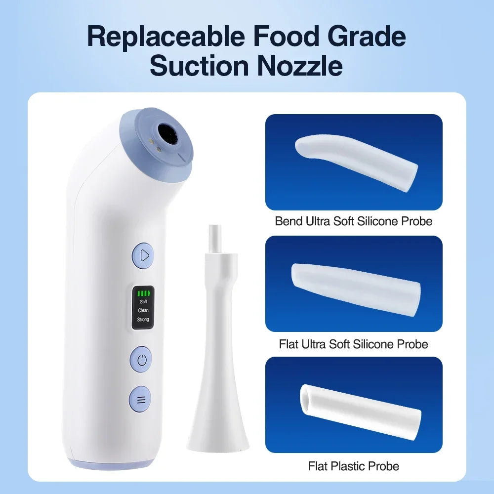 Electric Visible Vacuum Tonsil Stone Remover Kit with 3 Suction Modes Oral Care Tool for Tonsil Stones Removal Oral Fresh Care