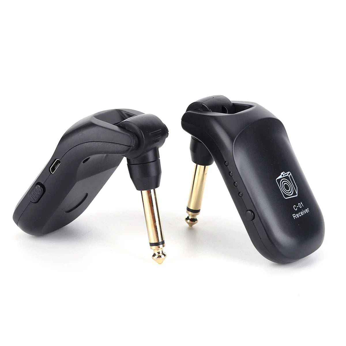Guitar Wireless System Audio Transmitter Receiver C01 Pickup USB Rechargeable Wireless System for Electric Guitar Bass Violin