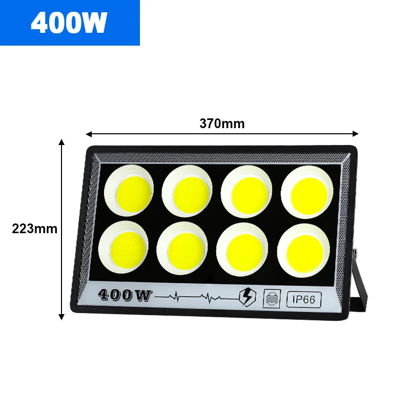 50W 100W 200W 300W 400W 500W LED Flood Light Outdoor Lighting 220V Waterproof IP66 Projector Lighting Spotlight Wall Floodlights