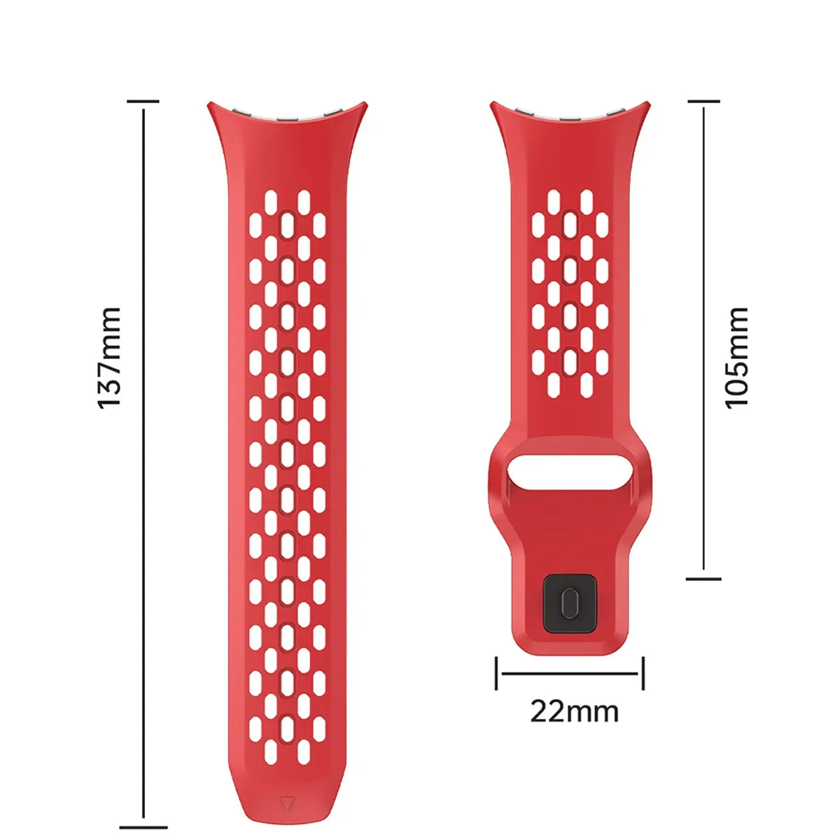Silicone watch band For Google Pixel Watch3 45mm porous breathable silicone strap sports wristband
