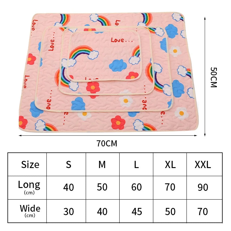 Non-Slip Pet Sleeping Mat, Mattress for Cats and Dogs, Sleep with Small Pet