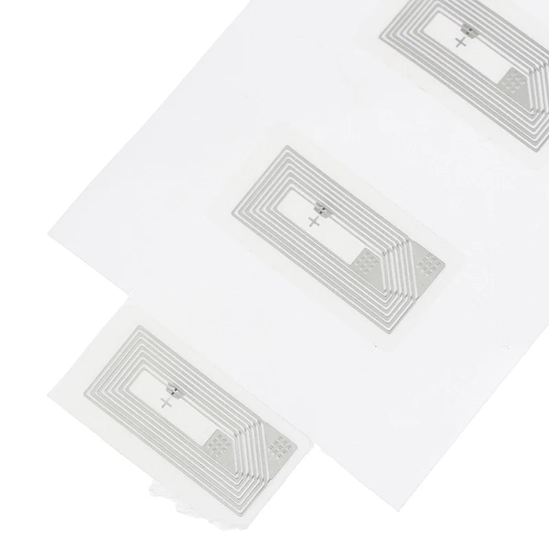 100Pcs Changeable Label Tag RFID Tags Block 0 rewritable 13.56Mhz NFC Chip Ntag213 Sticker Wet Inlay Proximity Card ﻿