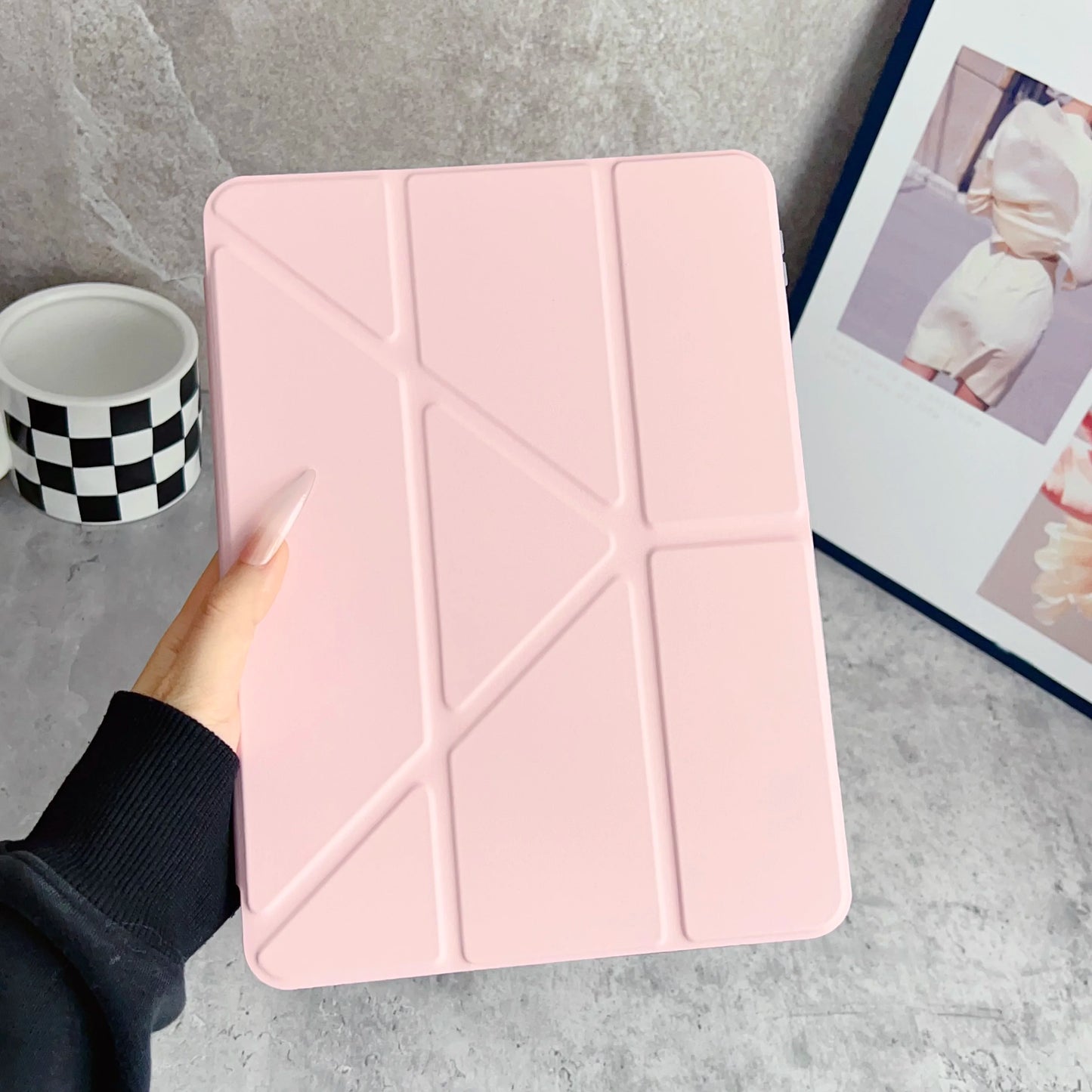 For Xiaomi Mi Pad 8 7 6 Pro 11.2 Case Redmi pad SE 11 2 K Pad 8.8 Auto Wake up & Sleep Silicone Cover Y-Fold Support Charging