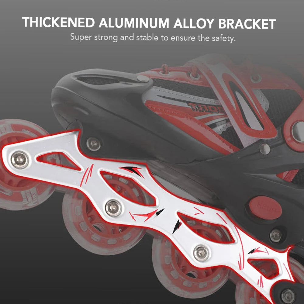 Adjustable Illuminating Inline Skates with Light Up Wheels for Kids and Adults for Girls and Boys Men and Women