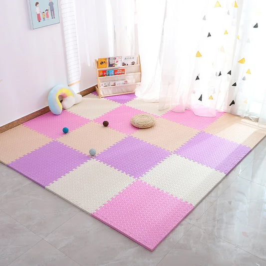 16pcs Baby Play Mat Carpet Puzzle Mats Floor Mat For Children Thick  EVA Foam Rug Children Room Activities Mat For Baby 30x30cm