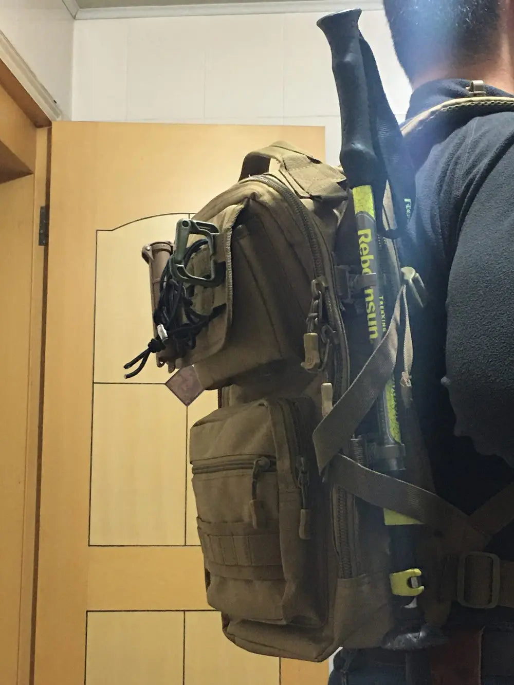 Clearance_360 Swivel U Ring Clip XPG LED Portable Mini Flashlight 12 Hours Work Outdoor Backpack Hat Pocket Hiking Torch C123A B