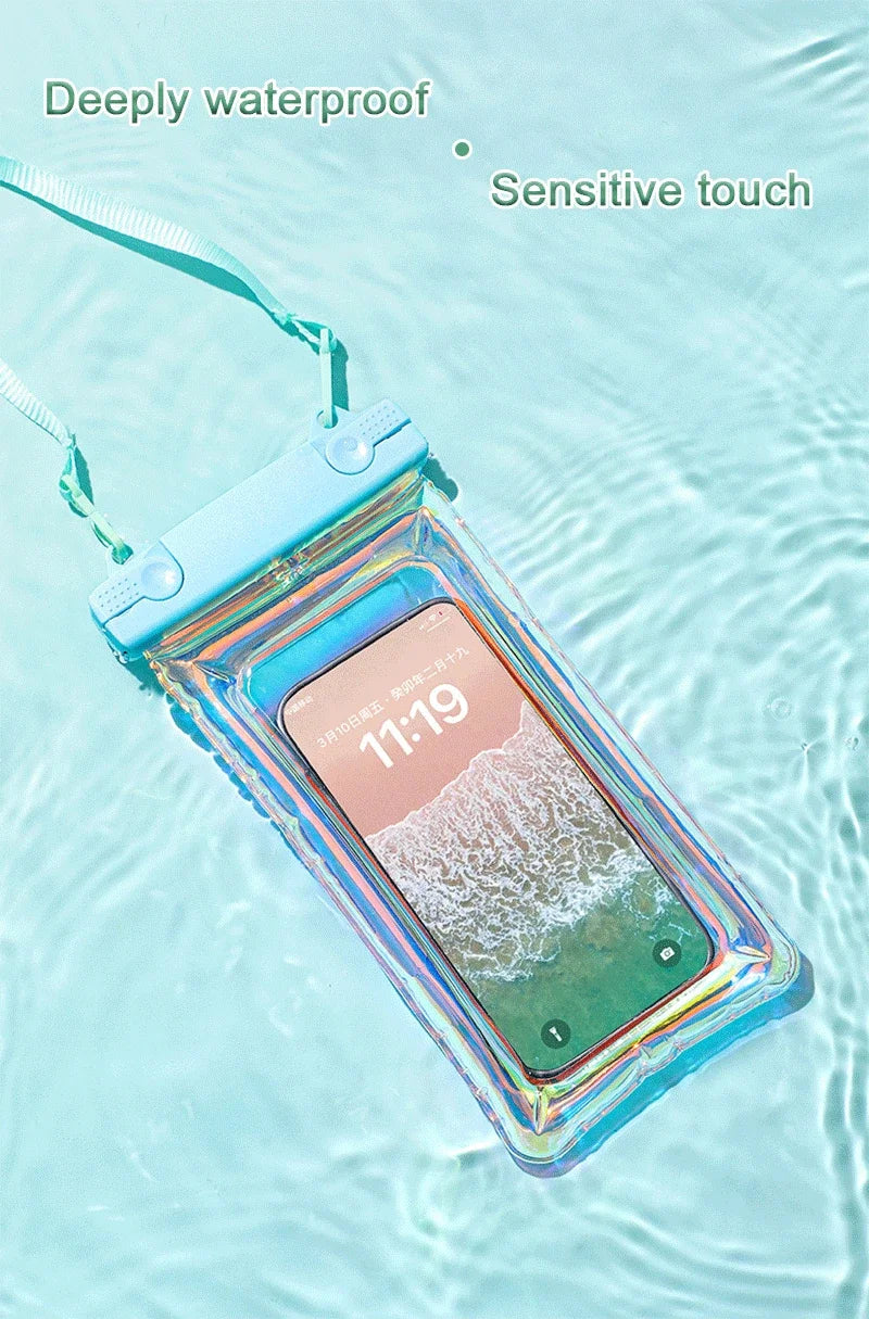 Swimming Bags Waterproof Phone Case For iPhone 15 14 13 12 11 Pro Max X Xiaomi 13 Samsung S23 Universal Waterproof Bag