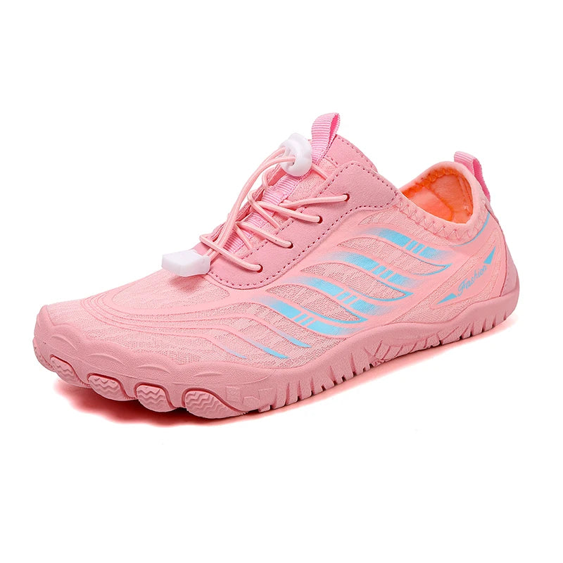 New Arrival Water Shoes Qiuck-Dry Aqua Shoes Men Women Outdoor Beach Swimming Wading Breathable Five-Finger Sneakers Size 36-46