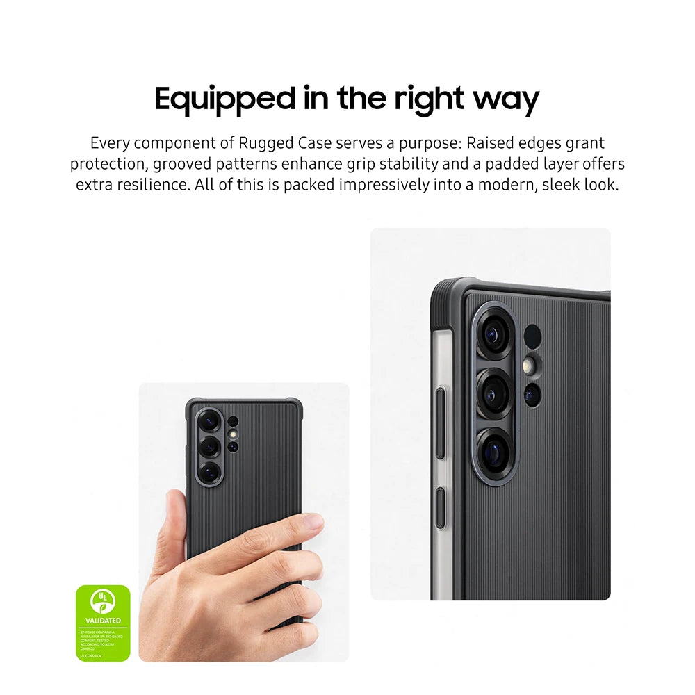 Original Samsung Galaxy S25 Ultra Rugged Case High quality Rugged Protective Cover for Galaxy S25Ultra EF-RS938