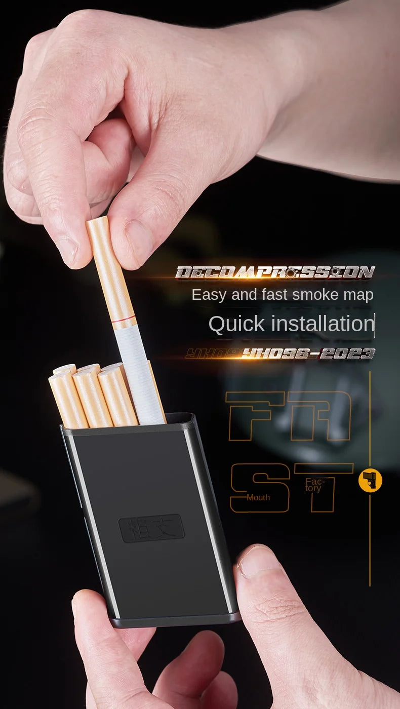 Unusual Lighters Cigarette Box Jet Turb Lighter Gas Lighter Welding Gun Capacit 10PCS Windproof Cigar Lighter Gadgets for Men