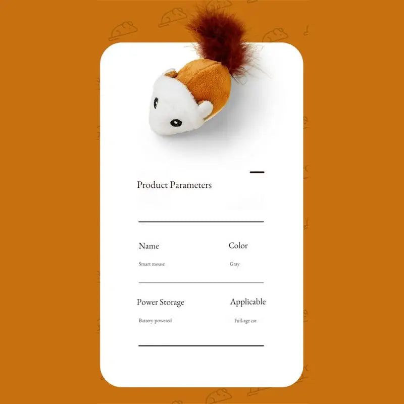 1~10PCS Smart Running Mouse Cat Toy Interactive Random Moving Electric Cat Teaser Toys Simulation Mice Kitten Self-Playing Plush