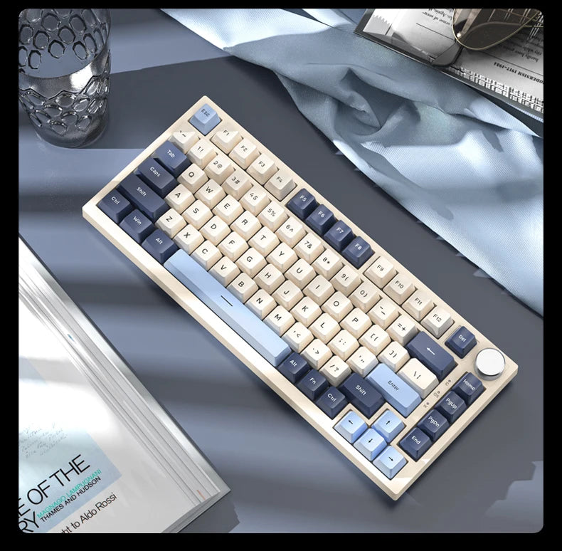 Attack Shark K85 Mag Customisable Mechanical Keyboard,Magnetic Switch,Hot-swappable,Metal Knobs,Suitable for FPS. games,Win&Mac