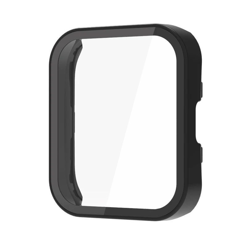 Glass Case for Amazfit Bip 5 Hard PC All-around Bumper Protective Cover Screen Protector for Amazfit Bip5 Accessories