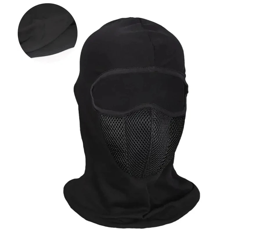 Splicing Four Seasons Cycling Mask Motorcycle Warm Head Cover Outdoor Ski Mask Plush Hat Filter Head Cover