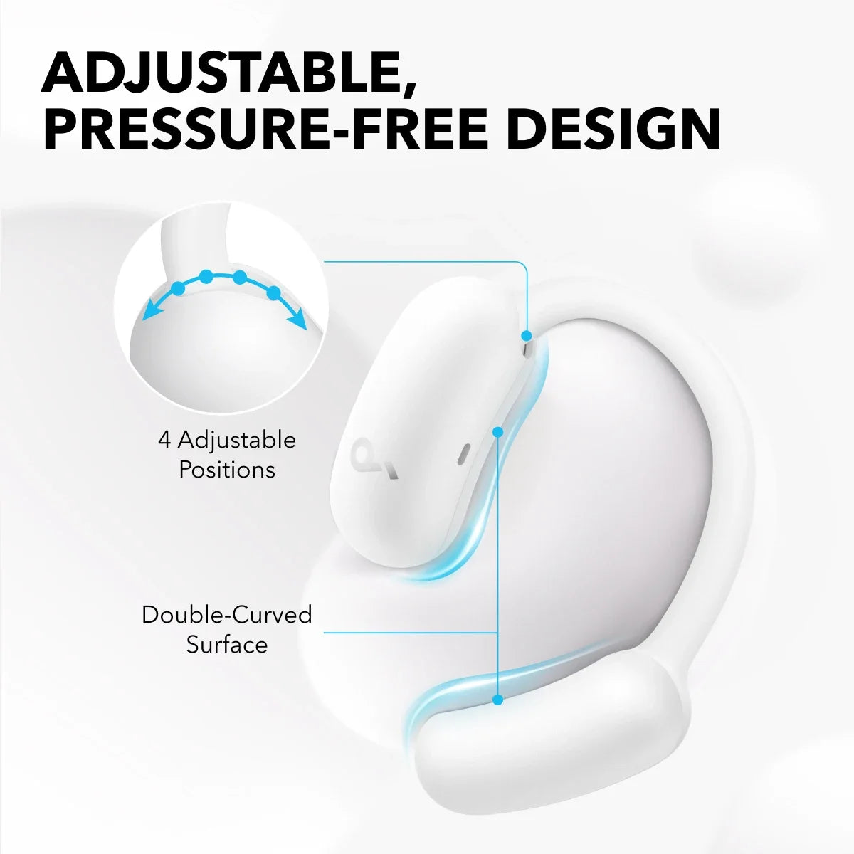 Soundcore AeroFit 2 by Anker Open-Ear Headphones Bluetooth Headphones Earphone Bluetooth Wireless Bluetooth Earphones