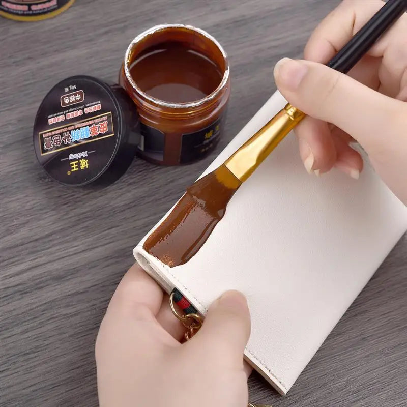 50g/Bottle Leather Coloring Pigment Dye Liquid Leather Repair Refurbish For Car Seat Bag Shoes Sneakers Leather Skin Care Crafts