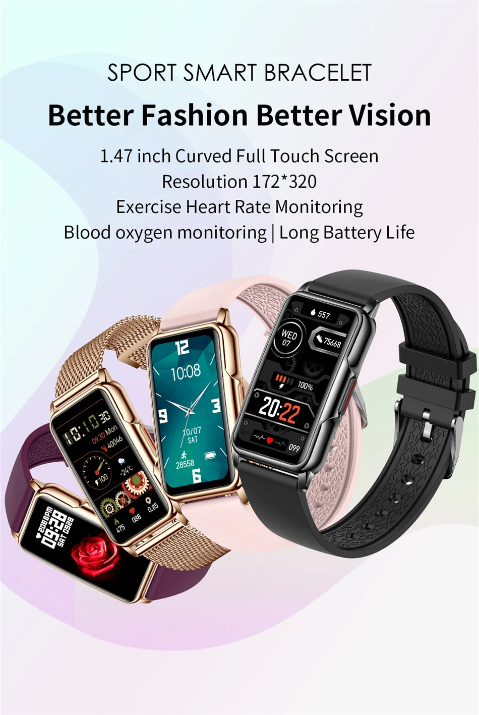 LIGE New Fashion Smart Watch Ladies Message Push Blood Pressure DIY Custom Dial Sports Bracelet Waterproof Men Smartwatch Women