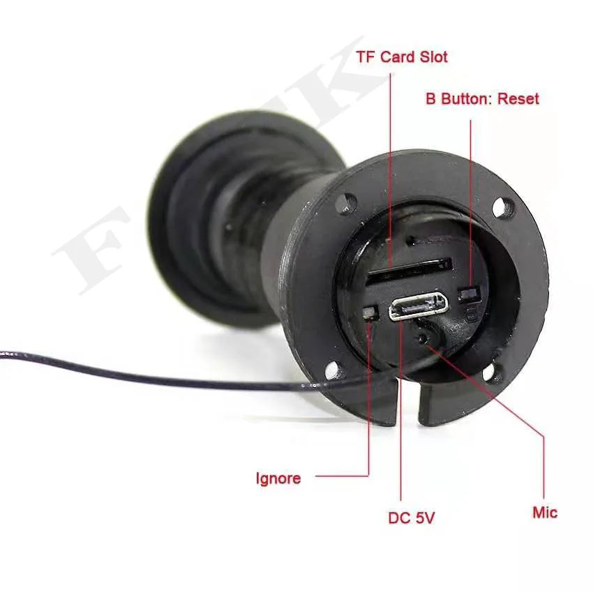 V380 Door Eye Hole Security 1080P HD  1.7mm Lens Wide Angle FishEye CCTV Network Mini Peephole Door WifI  Camera P2P ONVIF